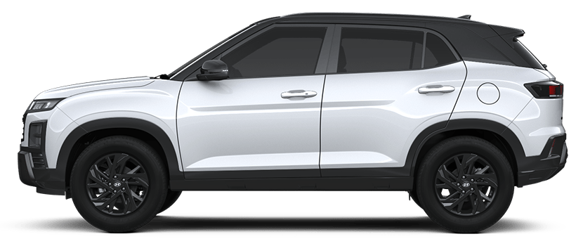 Creamy White Pearl with Black Roof